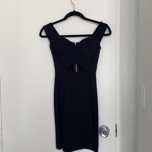 Black tight mid dress